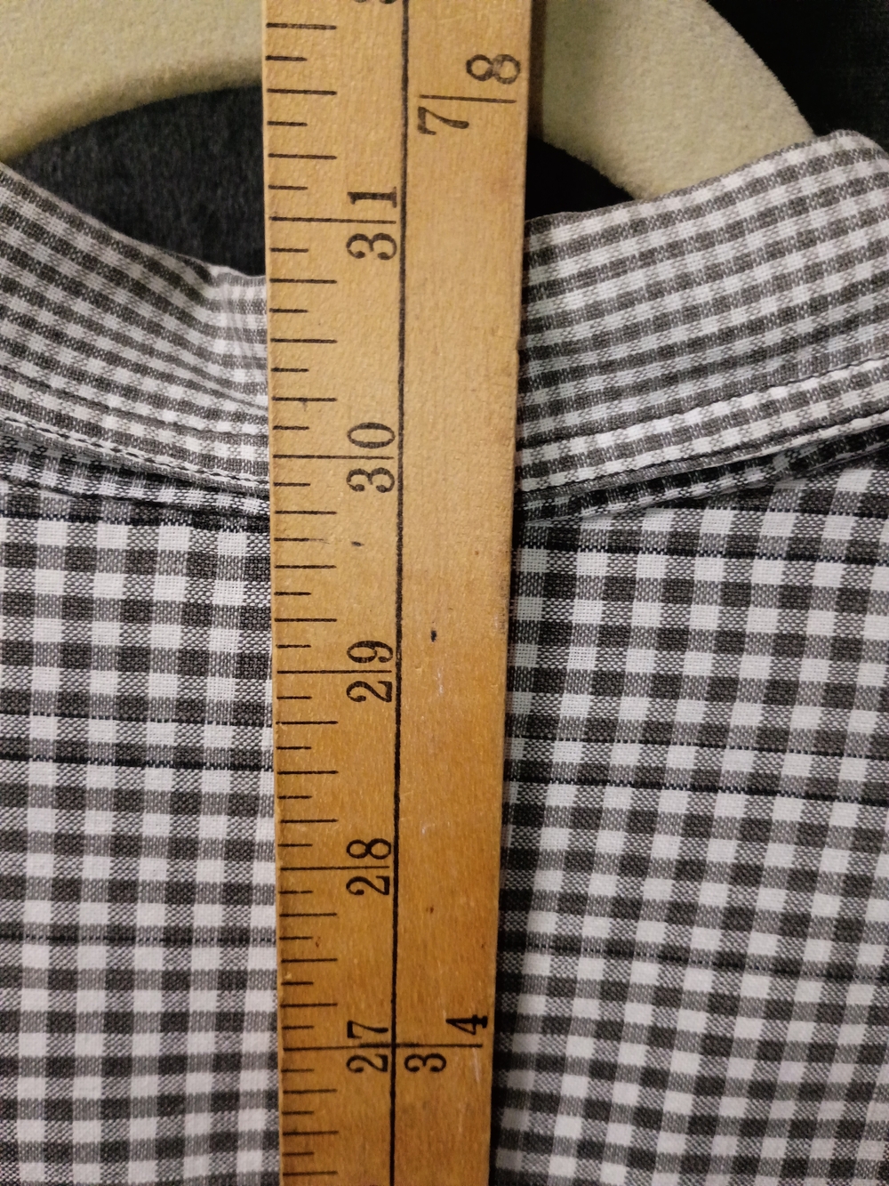 Vintage Talk America Black White Gingham Top With Sunflower Embroidery Size 24 - Picture 13 of 13